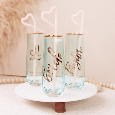 Mint Bridesmaid Stemless Glass